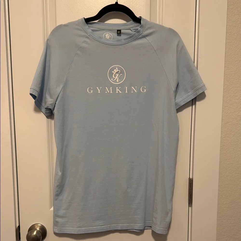 Gym King Men’s Light Blue T-Shirt size S - Picture 1 of 6
